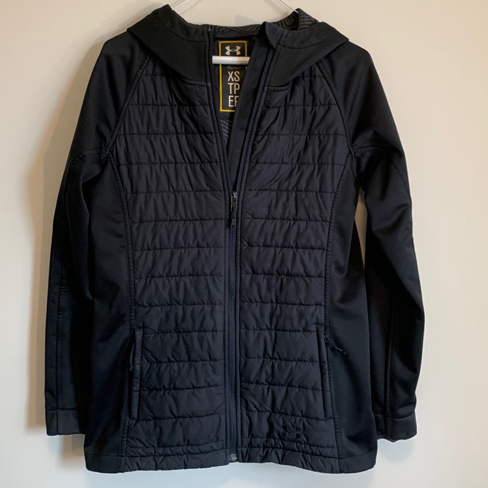 Womens black under armour jacket